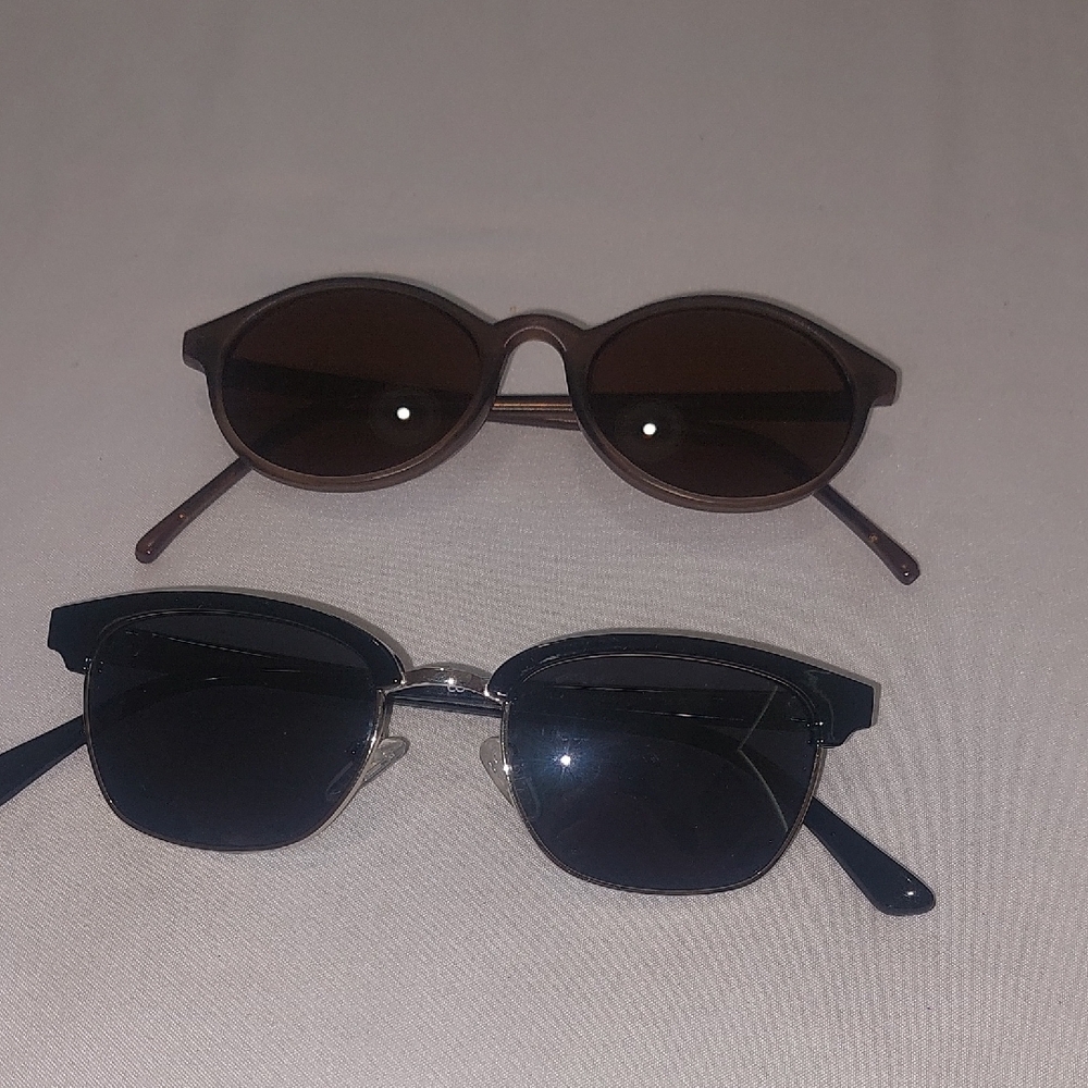 Stylish Brown and Black Sunglasses .Small  Great Condition